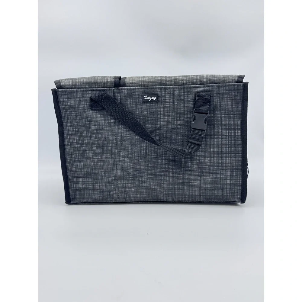 NEW Thirty One Pack N Pull Caddy Black Cross Pop Car Tissue Toy Organizer